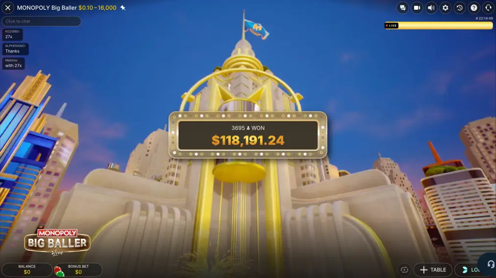 MONOPOLY Big Baller Big Win